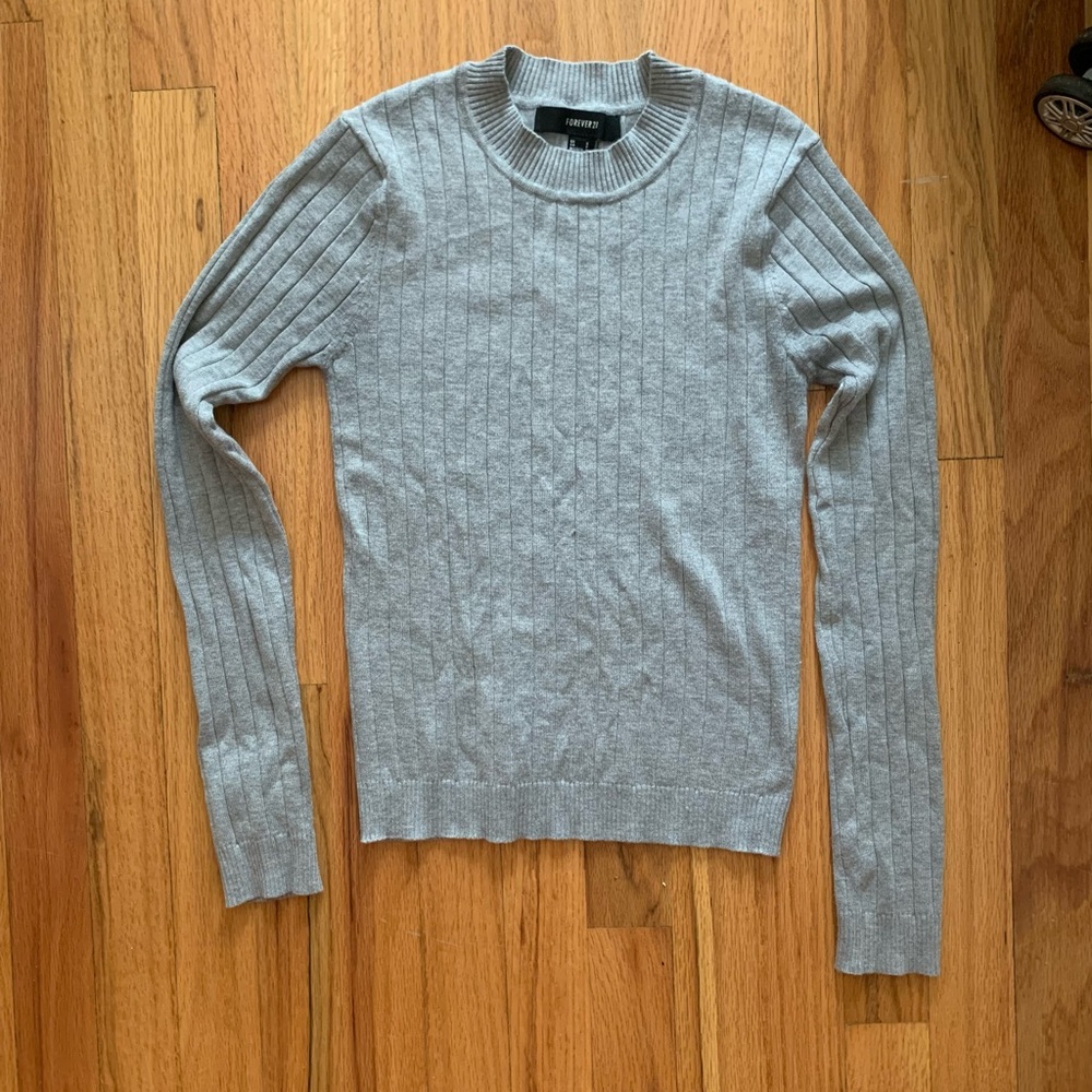 Grey Forever 21 Sweater